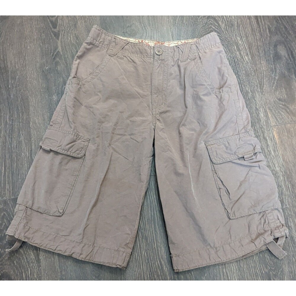 Sideout Y2K Cargo Shorts Women's 14  Capri Streetwear Baggy 29x12 (298)